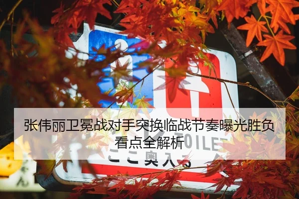 张伟丽卫冕战对手突换临战节奏曝光胜负看点全解析